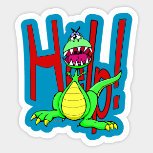 T-Rex Makes 2 Startling Discoveries and the Second is Language! Sticker